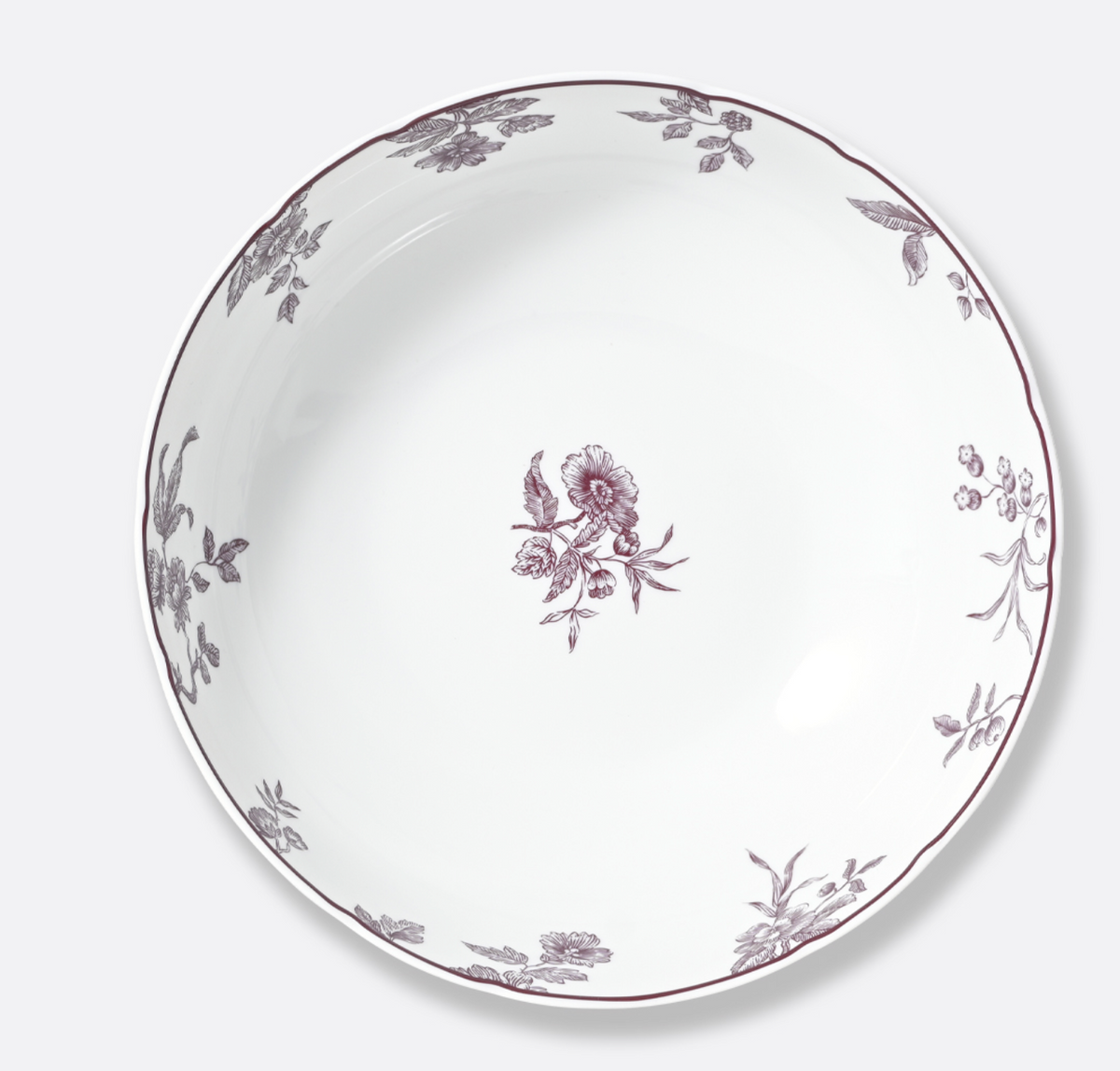 Bernardaud ALBERTINE PRUNE Salad bowl 57 oz