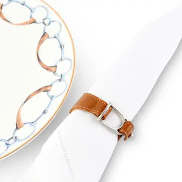 Vagabond House Stirrup Vegan Leather Napkin Ring