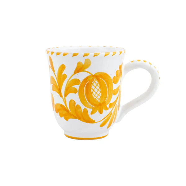 Vietri Arezzo Yellow Mug