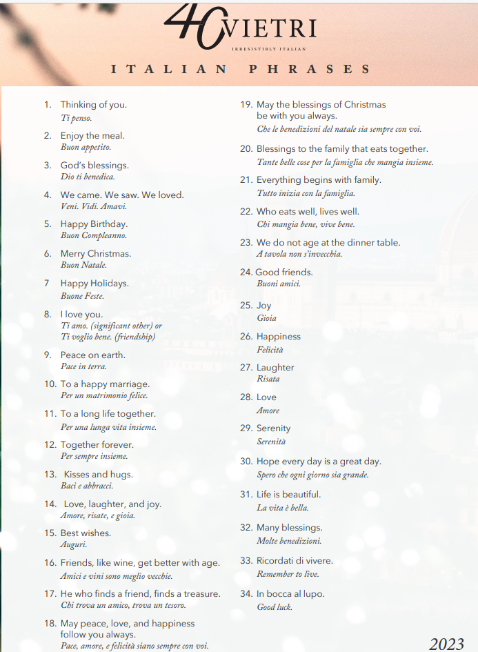 Vietri Holiday Personalization Ideas