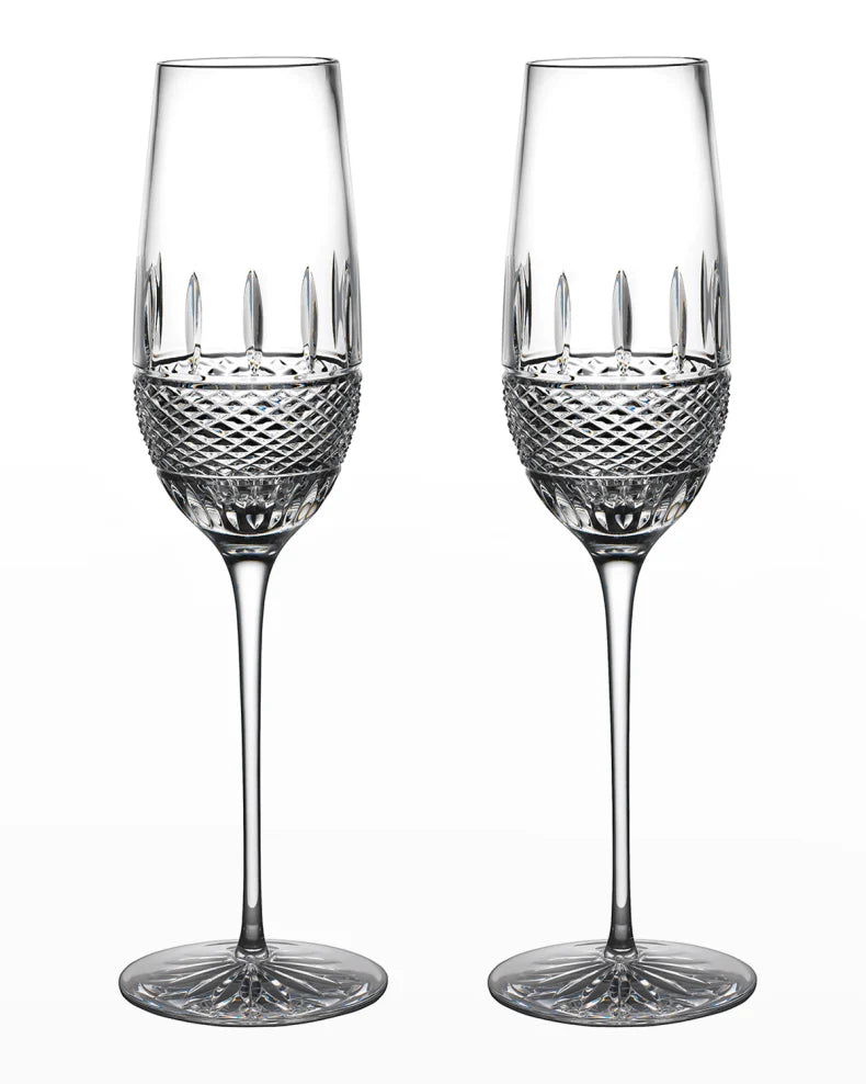 Waterford Crystal Irish Lace White Wine Glasses, Set of 2