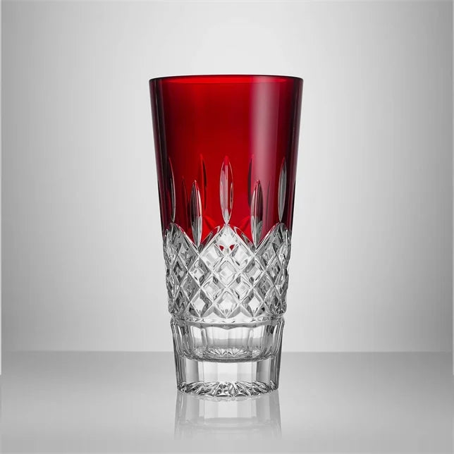 Waterford 10 in Red Vase Lismore