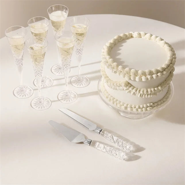 Waterford Celebrations Cake & Kinfe Server, Set of 2