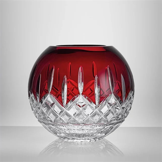 Waterford Listmore Red Rose Bowl 8 inch