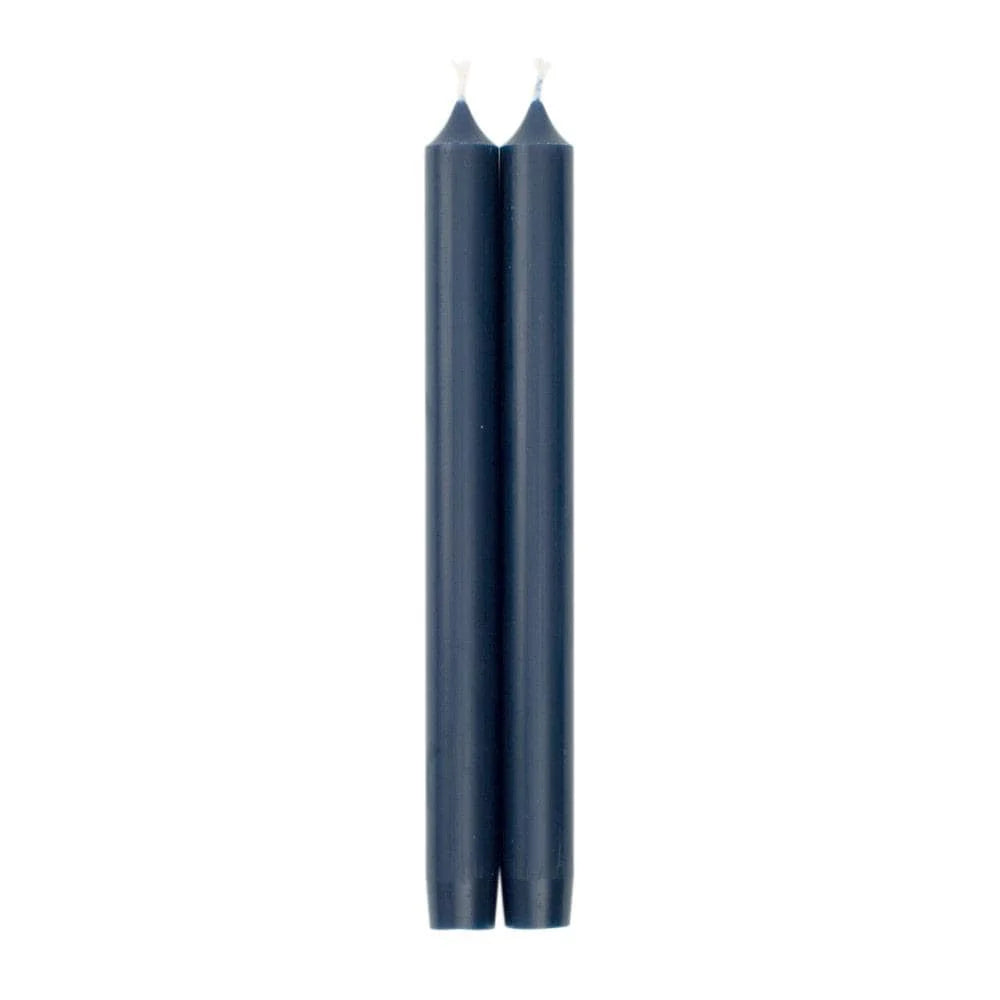 Caspari Candles: Straight Taper 10" Candles in Marine Blue - 2 Candles Per Package