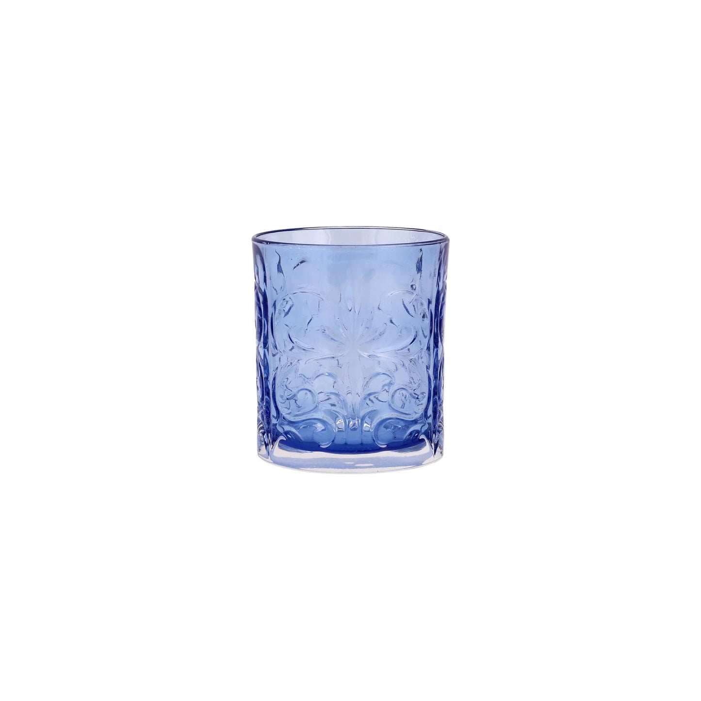 Vietri Barocco Double Old Fashioned - Cobalt