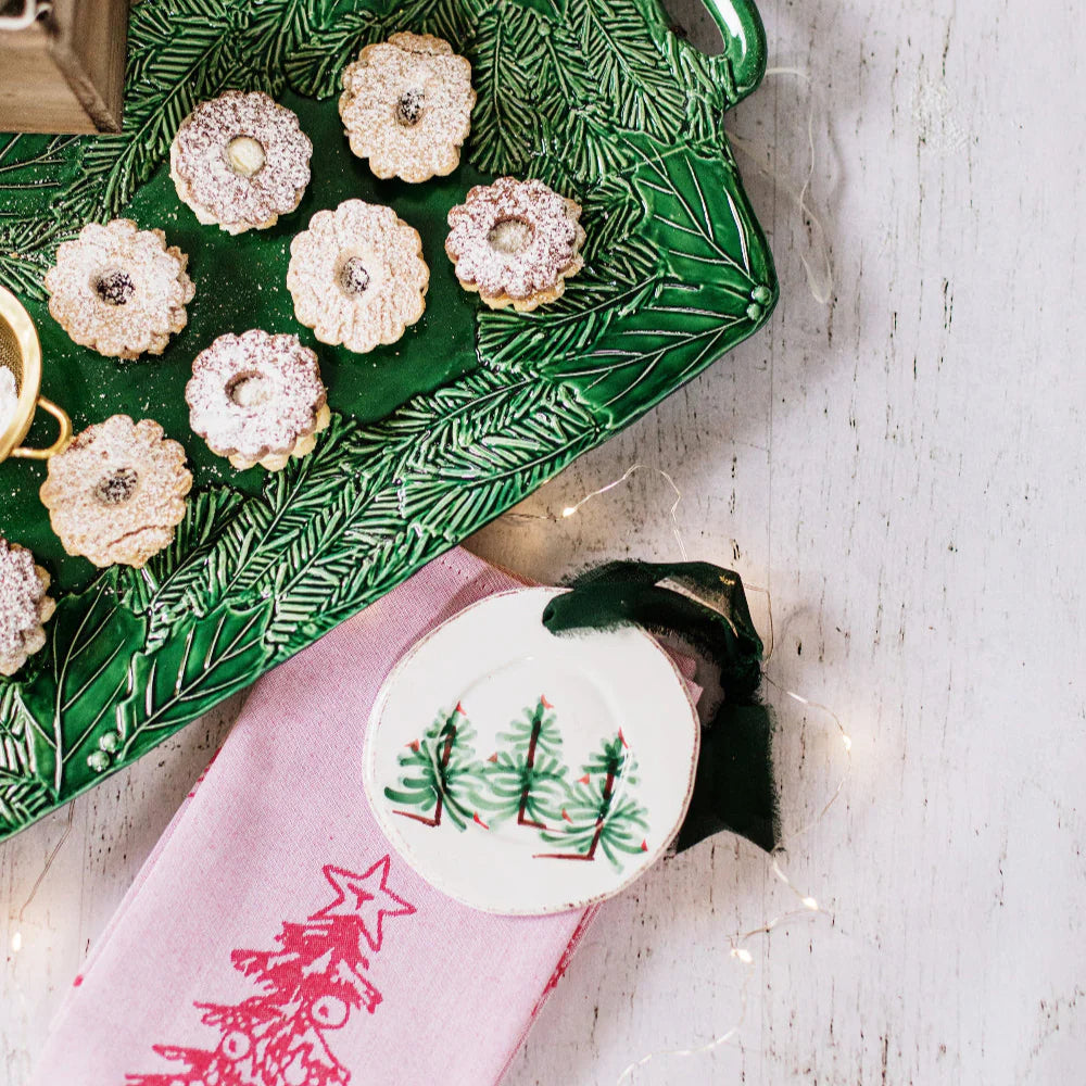 Vietri Ornament: Lastra Holiday - Round Ornament