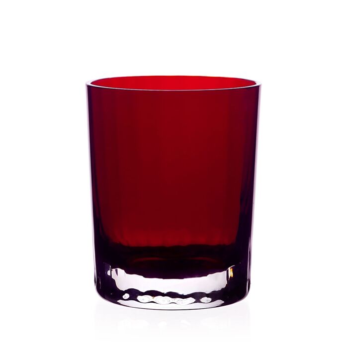 William Yeoward Scarlet Double Old Fashioned Straight Tumbler