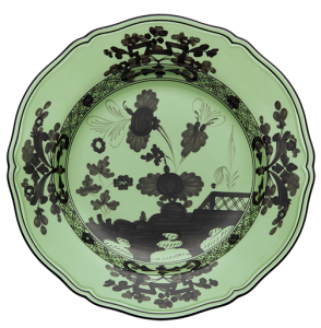 Ginori 1735 Oriente Italiano Charger Plate - Bario (Light Green)