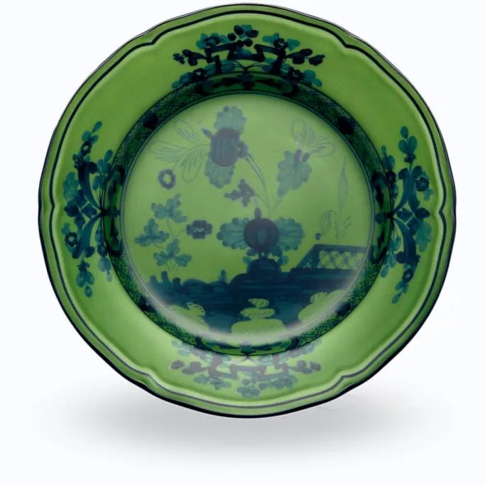 Ginori 1735 Oriente Italiano Dinner Plate - Malachite (Green)