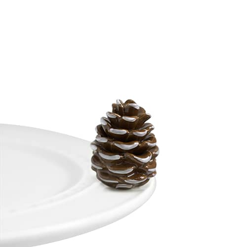 Nora Fleming Mini: Pretty Pinecone