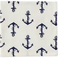 Design Imports Anchors Printed Napkin