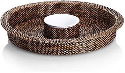 Calaisio Round Chip & Dip with Dish Insert