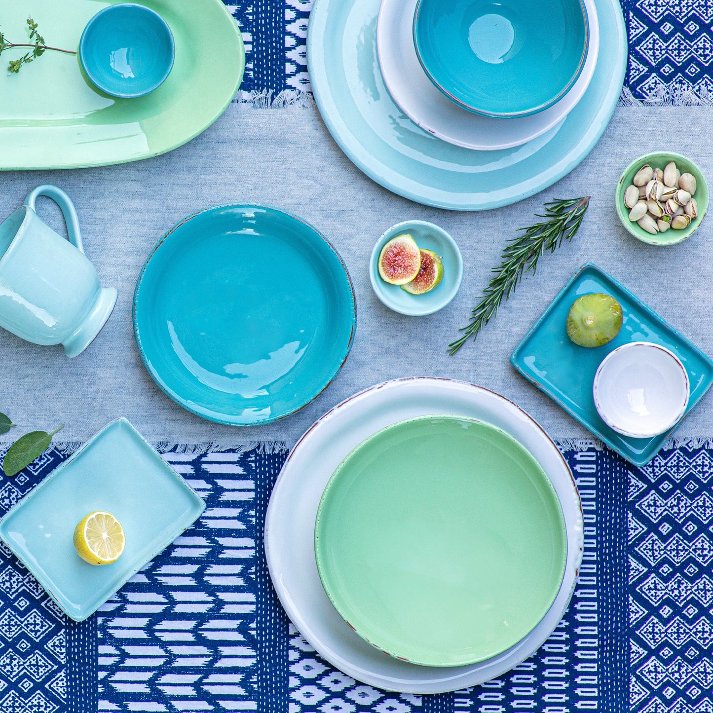 Vietri Cucina Fresca Dinner Plate - Bianco