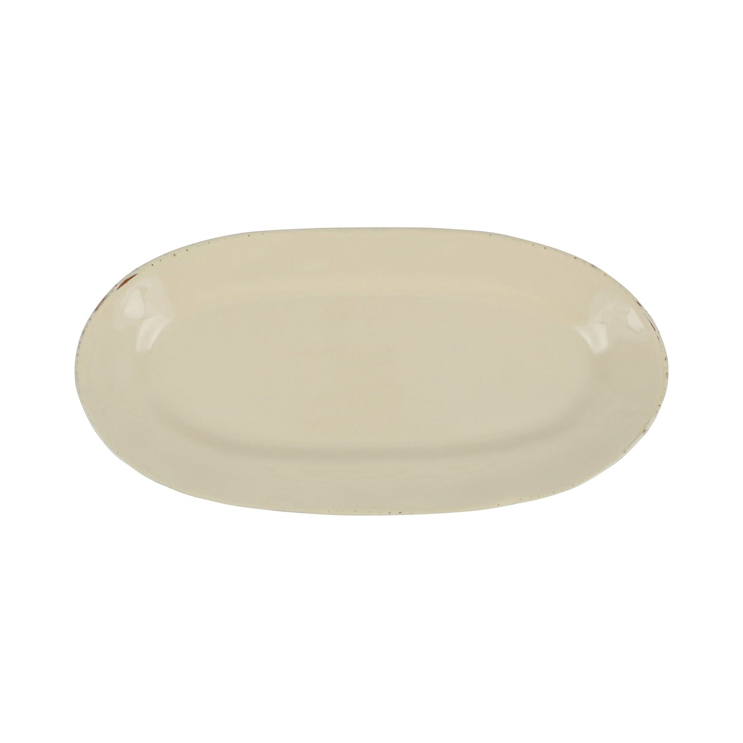 Vietri Cucina Fresca Narrow Oval Platter - Crema