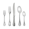 Christofle Marly Flatware: 5-Piece Set, Silver-Plated