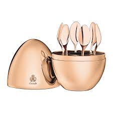 Christofle Mood Rose Gold Espresso Set for 6
