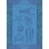 Garnier Thiebaut L'Ocean Bleu Kitchen Towel 22" x 30"