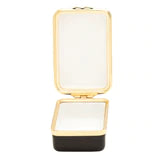 Halcyon Days Enamel Box - Hal the Bear Rectangular - White