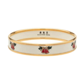Halcyon Days Bangle - Holiday Bells - Small