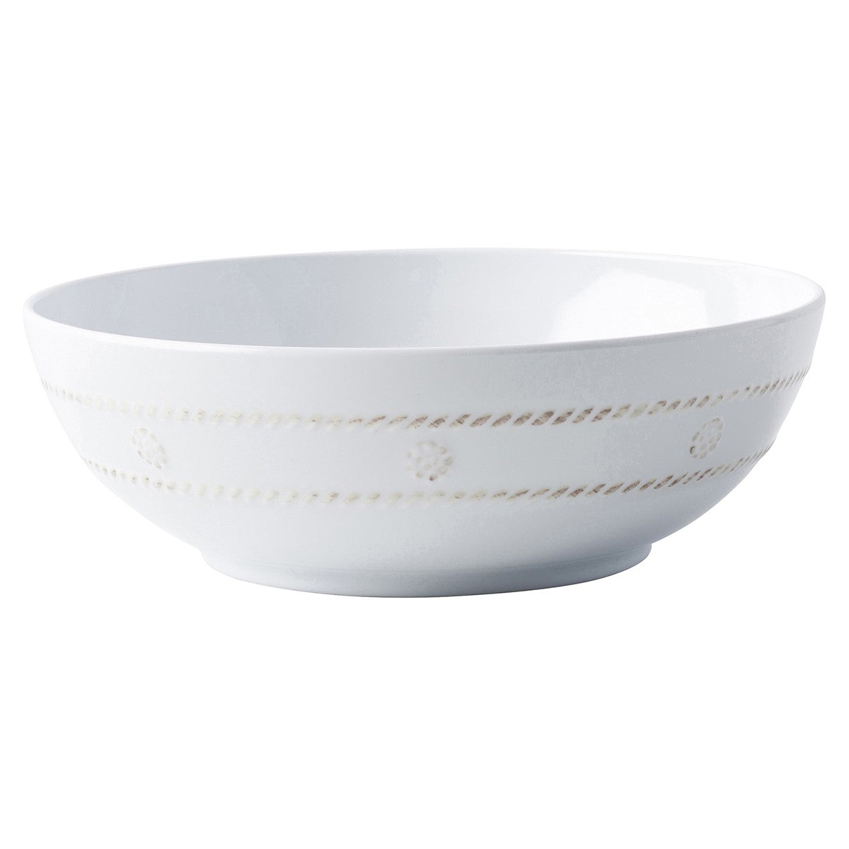 Juliska Melamine: Berry & Thread Coupe Bowl - Whitewash