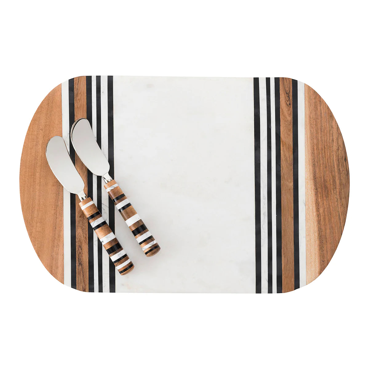 Juliska Stonewood Stripe Spreaders - 3-piece