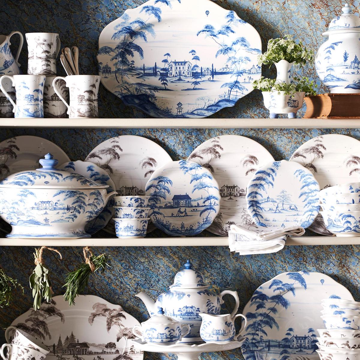 Juliska Country Estate Delft Blue Cereal/Ice Cream Bowl