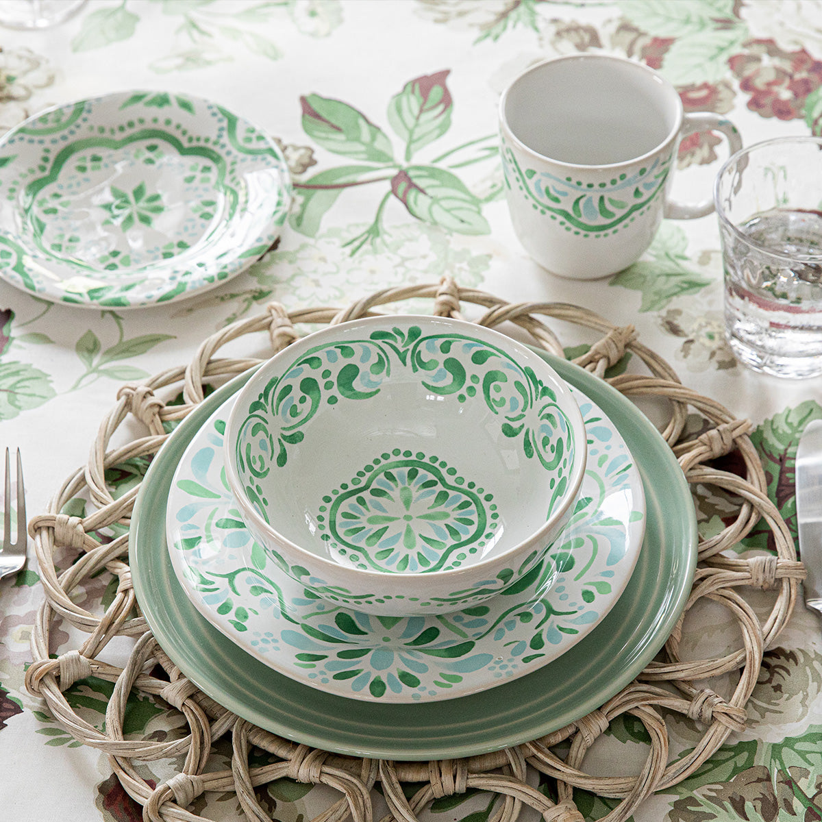 Juliska Iberian Cereal Bowl - Sage