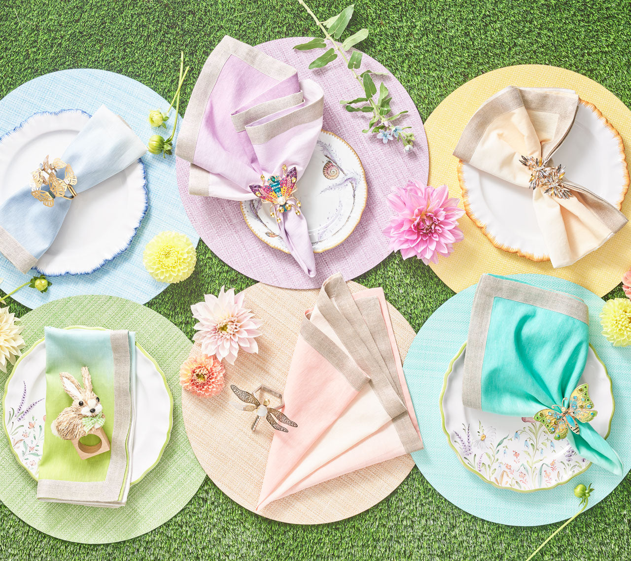 Kim Seybert Placemats: Portofino in Lilac, Set of 4