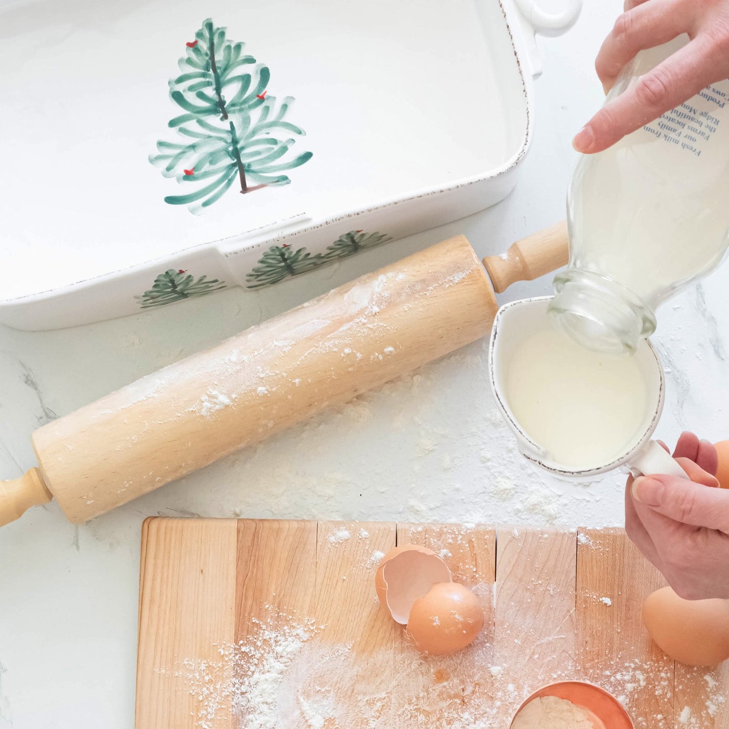 Vietri Lastra Holiday - Baker Rectangular