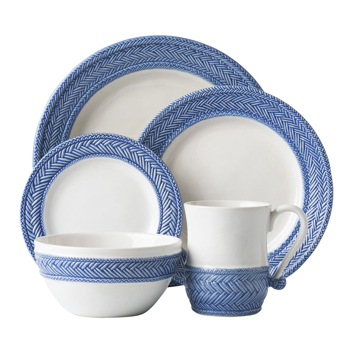 Juliska Le Panier 5 Piece Place Setting - Blue Delft