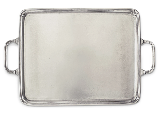 Match Pewter Rectangle Tray with Handles