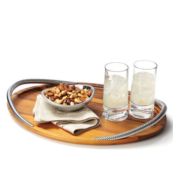Nambe Braid Serving Tray