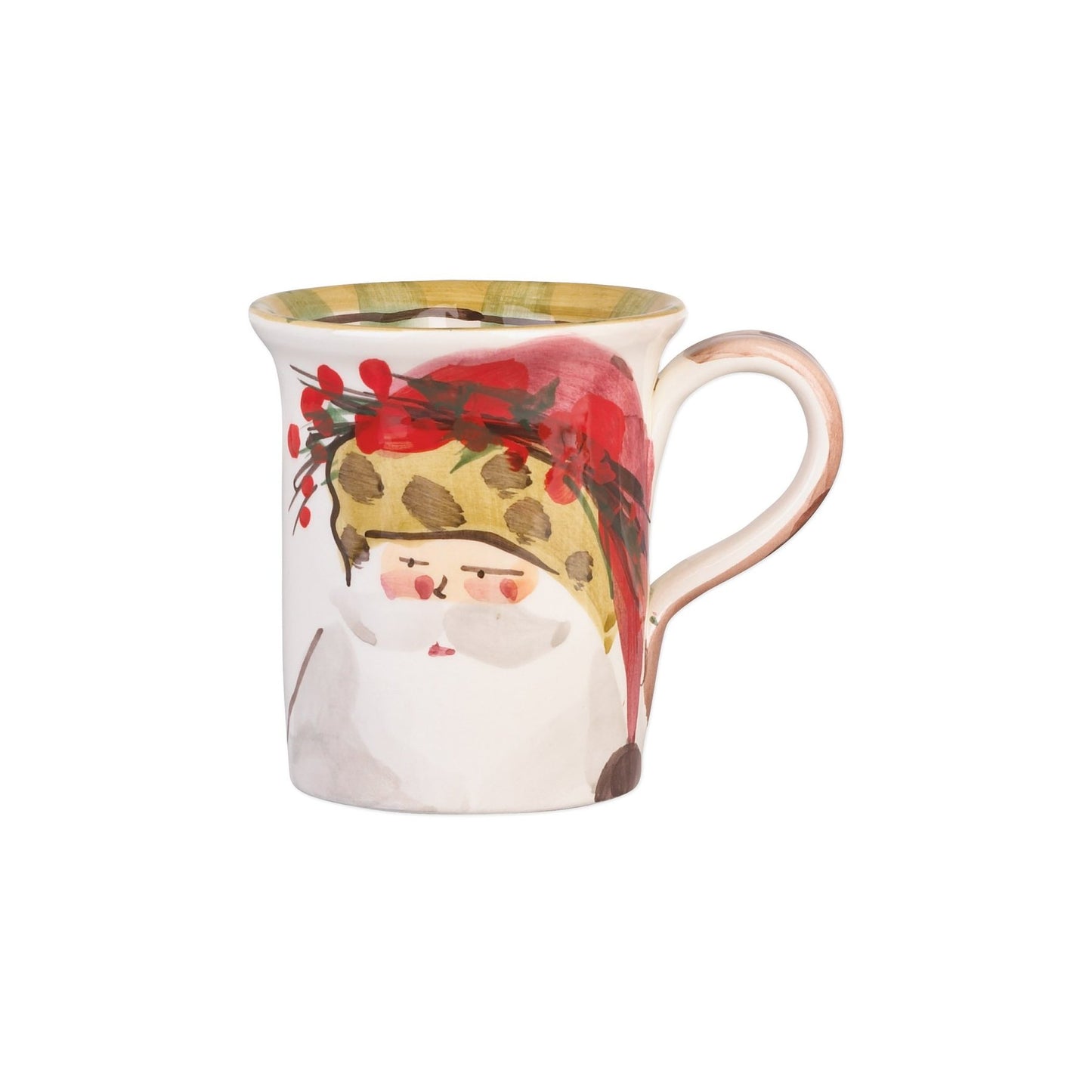 Vietri Old St. Nick Mug - Animal Hat