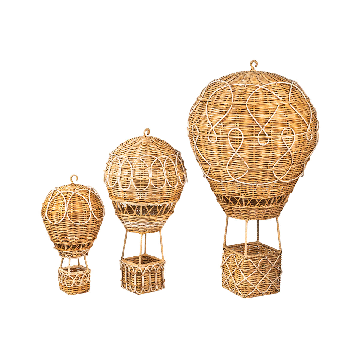 Juliska Provence Rattan Hot Air Balloon - Medium