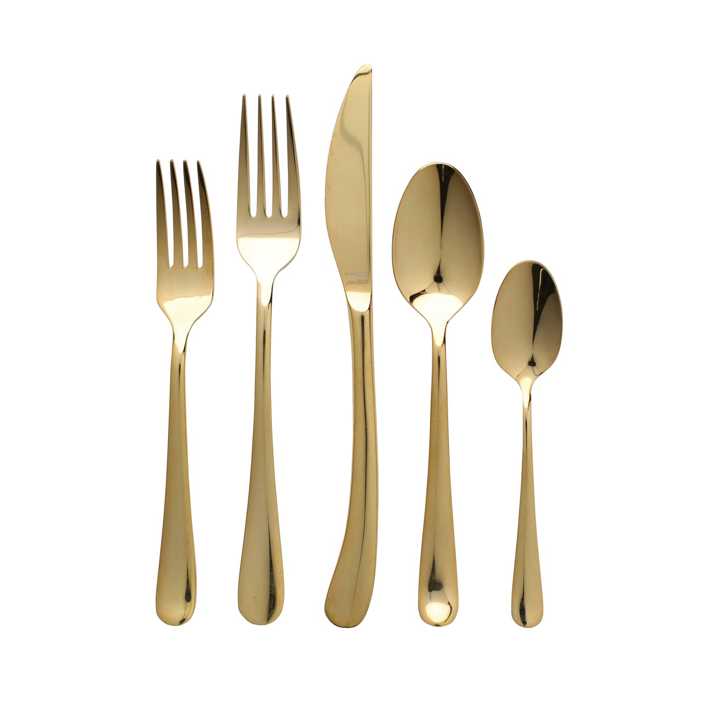 Vietri Flatware: Settimocielo Oro Gold Five-Piece Place Setting