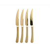 Vietri Flatware: Settimocielo Oro Steak Knives - Set of 4