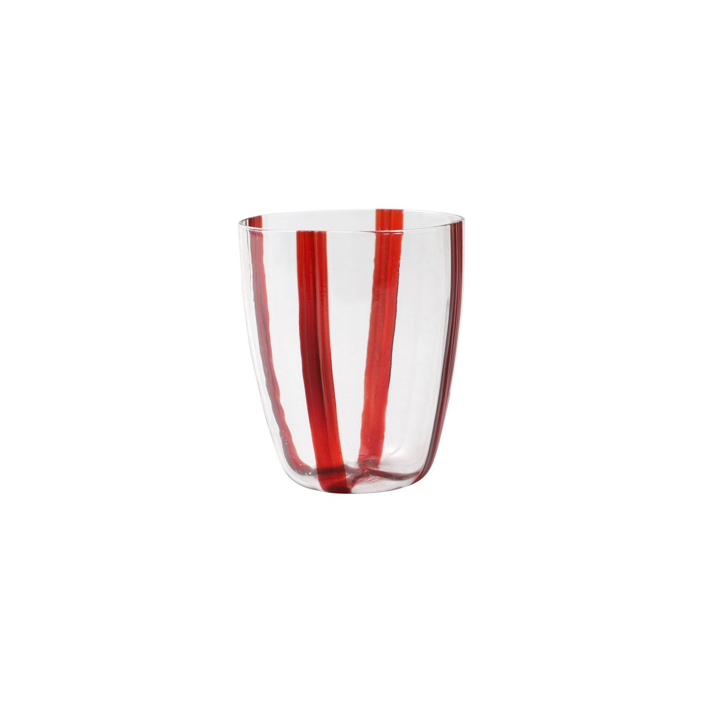 Vietri Stripe Short Tumbler - Red