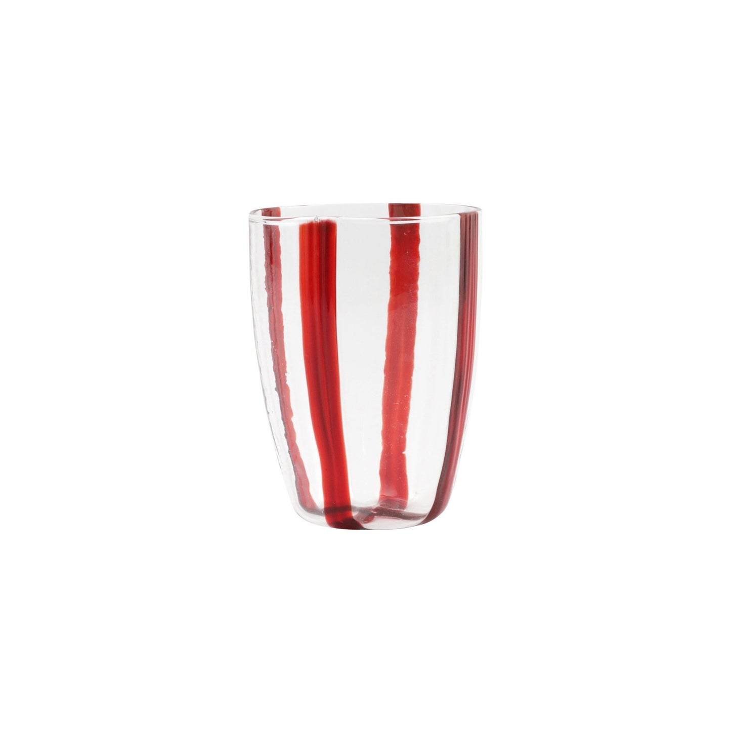 Vietri Stripe Tall Tumbler - Red