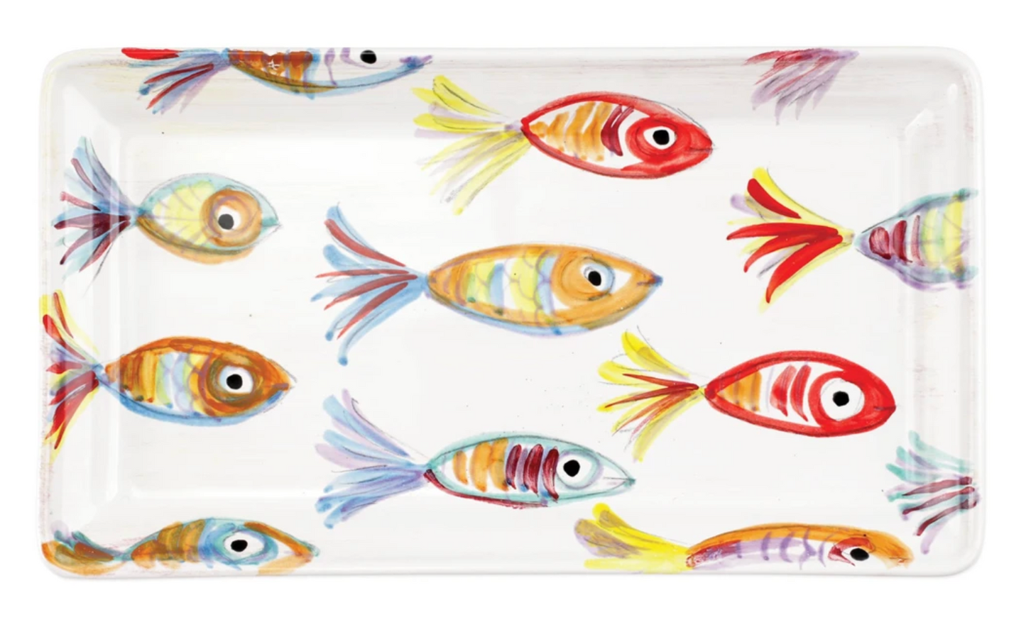 Vietri Pesci Colorati Rectangular Platter