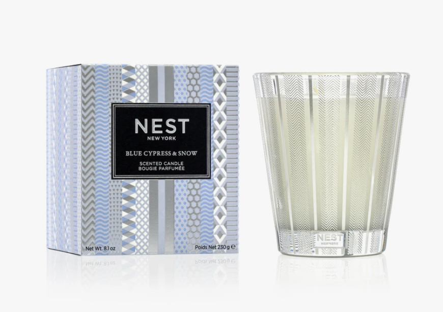 Nest Blue Cypress & Snow Classic Candle