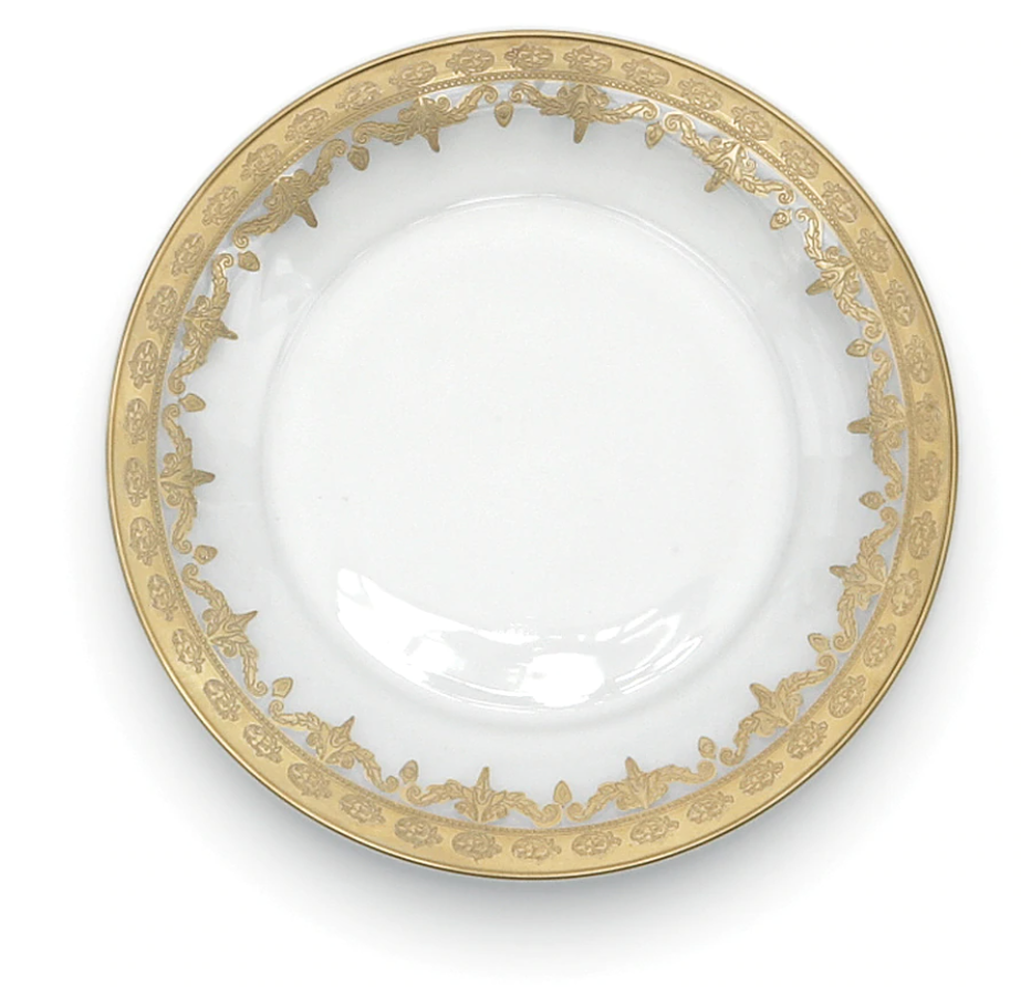 Arte Italica Vetro Gold Salad/Dessert Plate