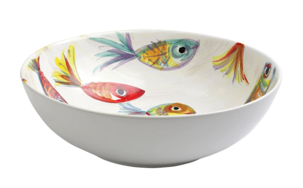 Vietri Pesci Colorati Deep Bowl