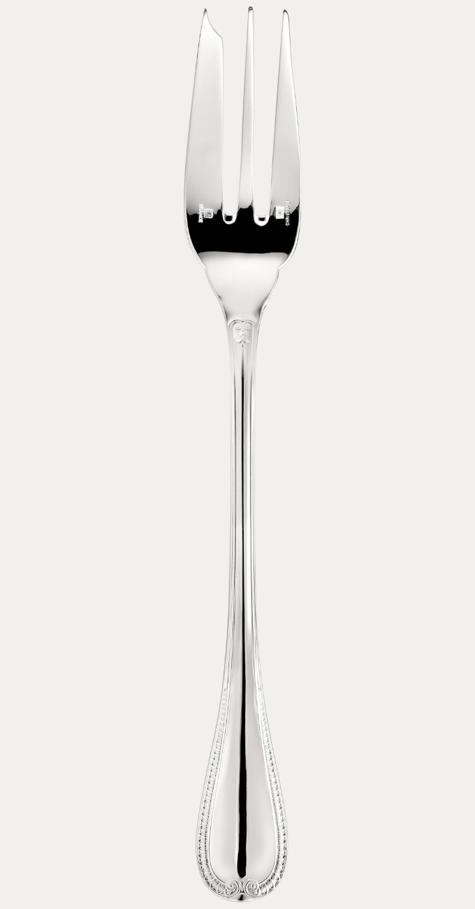 Christofle Malmaison Serving Fork, Silver-Plated