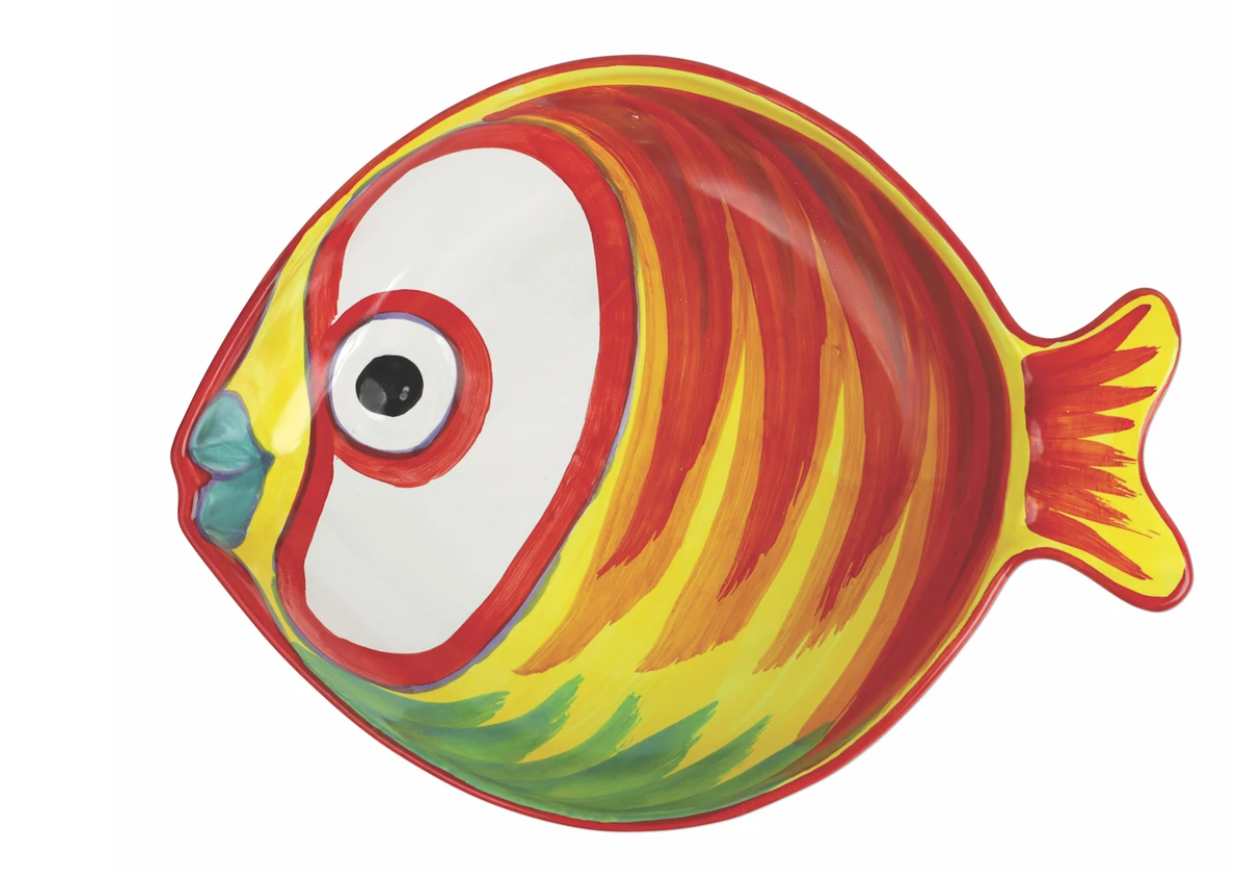 Vietri Pesci Colorati Figural Medium Serving Bowl