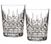 Waterford Lismore Double Old Fashioned Tumblers, Set of 2