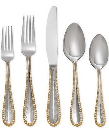Michael Aram Flatware: Molten in Gold, 5 Piece Place Setting