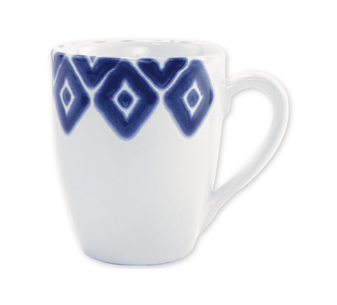 Vietri Santorini Diamond Mug