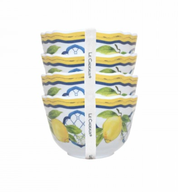 Le Cadeaux Palermo Dessert Bowls, Set of 4