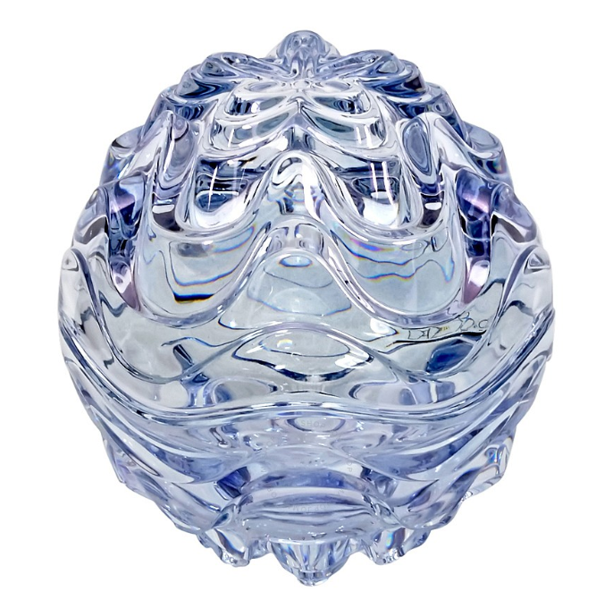 Lalique Box - Vibration Box Blue Lustre